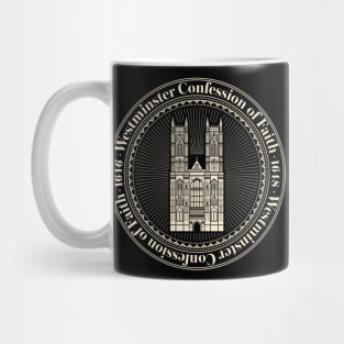 Reformed christian art. 1646 The Westminster Confession of Faith. Mug